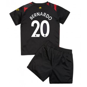 Manchester City Bernardo Silva #20 kläder Barn 2022-23 Bortatröja Kortärmad (+ korta byxor)